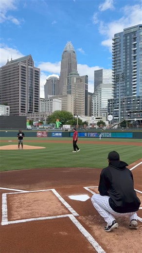 4.7K views · 44 reactions | Y’all ever seen a carton of oat milk thrown out for a first pitch?  Oatly | Charlotte Knights | Facebook