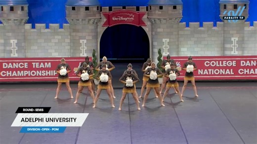 Adelphi University [2025 Open - Pom Semis] 2025 UCA & UDA College Cheerleading & Dance Team National Championship