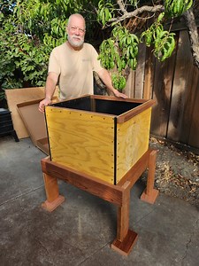 CFT Worm Bin, Vermicompost, Large Wooden Worm Bin, Worm Compost, Worm Composting, Worm Composter, Compost Bin, CFT, Continuous Flow Through - Etsy