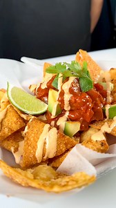 5.6K views · 81 reactions | These TRUFF SUSHI NACHOS are a flavor explosion! Fresh yellowfin spicy tuna meets TRUFF Hot @sauce on top of freshly fried wonton chips dusted in togarashi, with a little avocado & a drizzle of spicy mayo 襤 Craving these now? Catch them at @wavemountdora next pop up, or their new fast-casual location @wavemaitland  | W A V E 波 - Asian Bistro & Sushi | Facebook