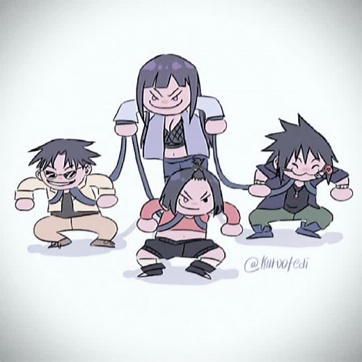 Hinata Sasuke and her wild child road to ninja version #sasuhina #sasuke #hinata #anime #naruto by kurootedi