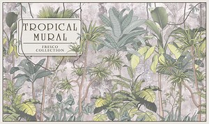 Fresco collection Tropical mural, a Wallpaper Graphic by Natalia0307