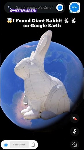 I Found very Giant Rabbit 🐇 in google maps and google earth #map #mystisk