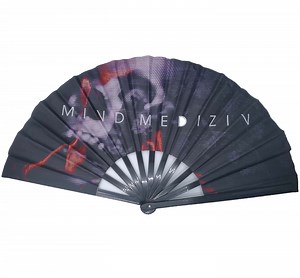 [Hot Item] Colorful Popular Custom Plastic Hand Fans Advertising Portable Folding Fan Custom Logo Printed Plastic Hand Fan