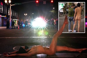 Who is ‘Naked Athena’? The nude Portland protester who confronted police