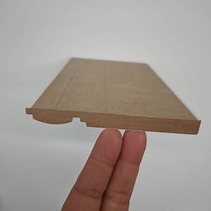 [Hot Item] Skirting MDF Mouldings White Primed Baseboard Interior Decoration Material Mouldings Base Board