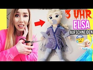 zerschneide ELSA aus FROZEN 2 niemals um 3 UHR NACHTS