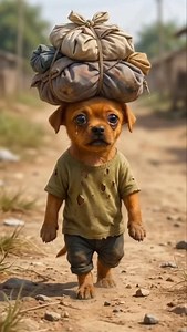 Poor Puppy: Clothes Burned 😢 But He Sold Samosas and Changed His Destiny. | Priya Yadav