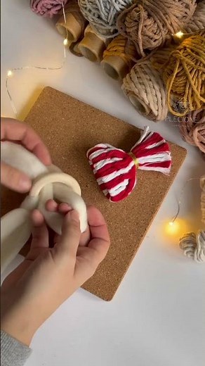 Learn how to make a fluffy-bearded macramé Gnome the perfect cozy DIY for Christmas!🎅🧶 #MacrameDIY