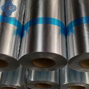 [Hot Item] Air Duct Water Proof Fire Fighting Aluminum Foil Coated Fiberglass Cloth