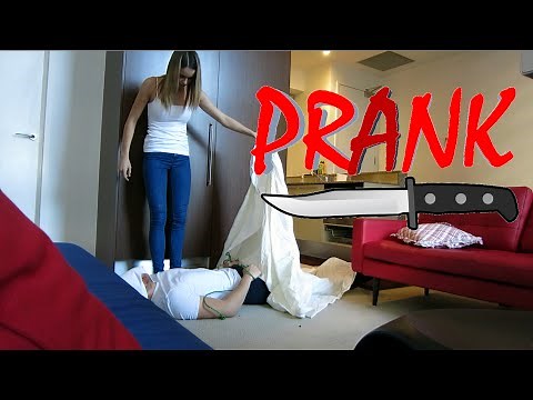 Murder PRANK on Girlfriend - BACKFIRED!
