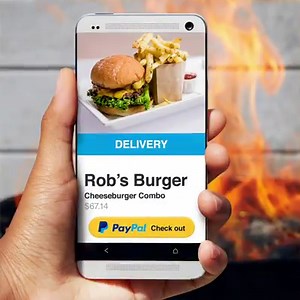 Step 1: PUT OUT THE FIRE! Step 2: Save the day (and the dinner) when you order up some grub with PayPal One Touch™. PayPal can do that. http://bit.ly/2PQCioU | PayPal