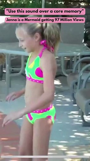 Jenna is a mermaid will never get old. Rip to the 97 million videos and #sevensupergirls !!! #youtube #ssg #childhood #2010