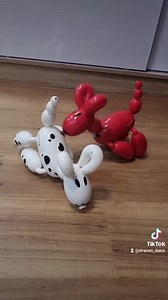 Intelligent Robot Balloon Dog 【Smart Dog with Multi-Functions】: This robot dog is a cute and fun toy for kids. It can sit down, dance, walk forward, stop, do push-up and handstand, pee and a lot more. 【Interactive Pet】: Kids can have an interaction with this robot toy. Clap the hands, it will perform music and dance. Touch the chin, this toy will make sound and actions. It is the best companion for children. 【Premium Quality】: Made of non-toxic, odorless ABS material, no edges and corners to scr