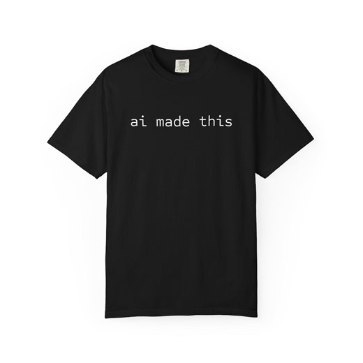 AI Made This Shirt, Funny Programmer Gift, Tech Humor, Developer Apparel, Minimalist Coding Design - Etsy