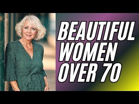 BEAUTIFUL WOMEN OVER 70 ~ Mature Women ~ Older Women ~Attractive Women #beautifulwomen #beauty