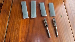 1/2" & 3/4" Copper Pipe Cleaner Set for Drill, with 1/4" Hex Shank & 6 Brush Blades & 4 Stainless Steel Wire Bore Brush Plumbing Tools for Removing Rust, Stains & Paint from Copper & Metal Pipes