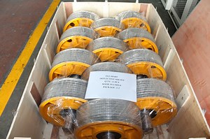 [Hot Item] Elevator Parts Traction Motor Cast Iron Deflector Sheave