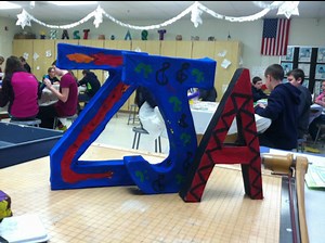 Paper Mache Letters