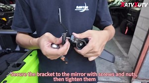 UTV Side Mirrors for Honda Pioneer 520 21-25/500 15-23, Adjustable Rearview Mirror Wide Foldable Side Rear View Mirrors for Honda Pioneer 520 2021-2025/500 2015-2023 Accessories, 2PCS