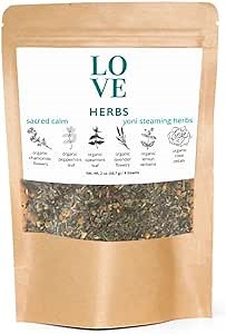 Yoni Steaming Herbs Steamer Kit V Steam Herbs for Energy Mood Relaxation Soothing Healing Cleansing Cooling Vagi Yoni Egg