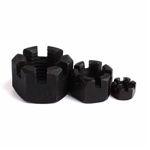 [Hot Item] High Strength Durable Hexagonal Slotted Nuts for Construction Projects