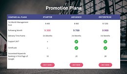 Our promotion plan - Website Design by Nicepage