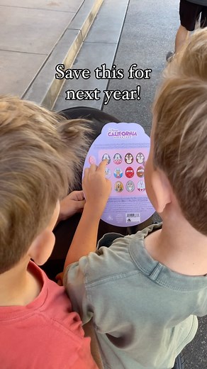 Our favorite Spring tradition at Disneyland: Eggstravaganza! Hunt for giant Easter Eggs around Disneyland, California Adventure, or Downtown Disney. This especially makes for the funnest activity when lines are long. My kids love it every year! This year’s prize was an adorable keychain. (Everyone is a winner, you’ll get a prize whether you find all the eggs or not.) Pro tip: I buy 1 map to share between my kids and buy a pack of lollipops or bag of chocolate as the prize instead of buying every