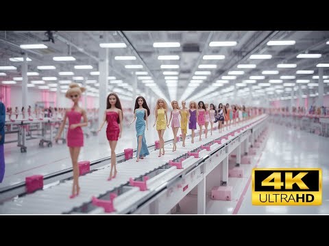 Inside the World's Largest Barbie Doll Factory: From Plastic Pellets to Pink Paradise Full Process