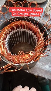 Low Speed Fan motor #electric #motor #Rewind #and #repair #viral #fbreels #video | Dhon AlmoCosta