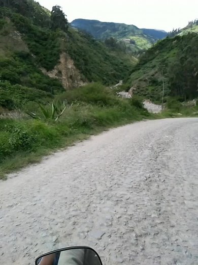 Scenic Motorcycle Ride Through Mountainous Dirt Roads