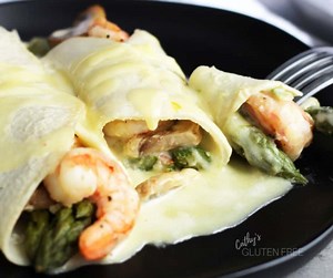 Gluten Free Seafood Crepes