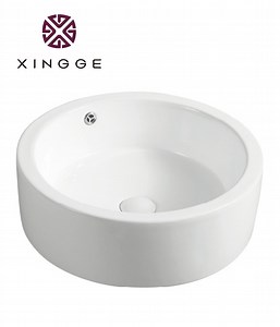 [Hot Item] Wholesale Bathroom Sinks Counter Top Lavabo Ceramic Sink Basin Luxury Sanitary Ware Round Wash Basin