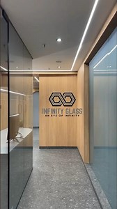 #glassarchitecture #interiordesign Toughened Glass doors Partition walls modern glass office