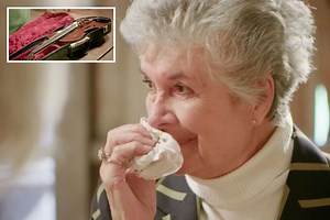 The Repair Shop guest weeps as dad's violin that survived Auschwitz is restored