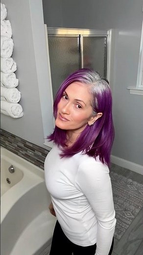 3 month gray hair transition 🦋💖 #grayhairtransition #beauty101bylisa