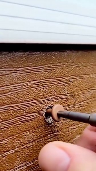 Installing Trex Fascia using special pilot hole bit for perfect finish in composite fascia #satisfying | Revive Home Tips