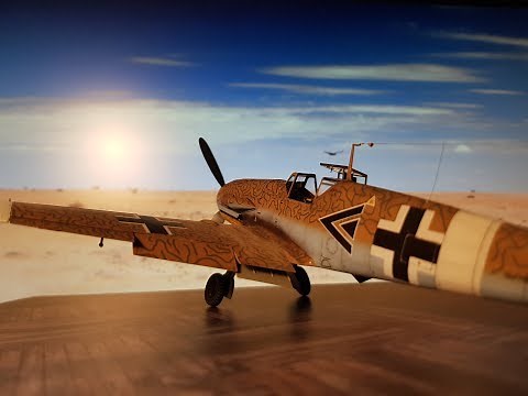Bf-109 G2 Trop 1/48 Eduard - Prop Model step by step video build