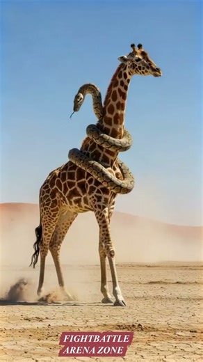 Desert Strangle: Snake vs Giraffe