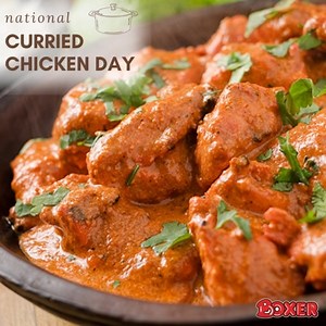 MMMMM.... Come celebrate National Curried Chicken Day with Boxer! We've got 4kgs of Chicken leg quarters for only R169.99 which you can use to make a delicious meal for your family! Do they like a hot or mild curry and is it better with rice or pap? Tell us...... | Boxer Superstores