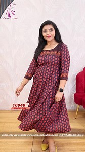 90K views · 707 reactions | Yeame Cotton Panel Cut Kurta(10940)@...