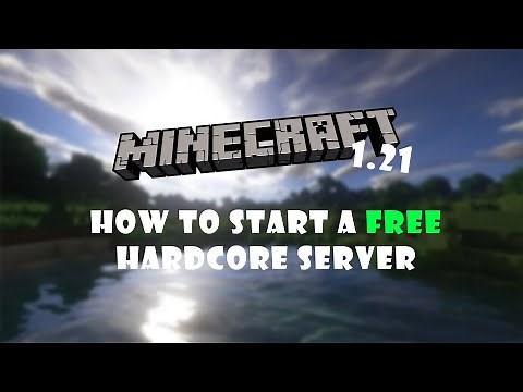 Minecraft 1.21 | How to start a FREE HARDCORE SERVER | Quick start guide