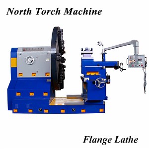 Mechanical Manual Lathe for Turning HDPE Flange with Dro System