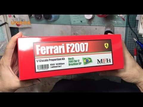 Building MFH 1/12 Ferrari F2007 Brazilian GP - Unbox, Check, Clean & Sort the Parts
