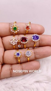 12K views · 224 reactions | Finger ring collection  | Nosepin World | Facebook