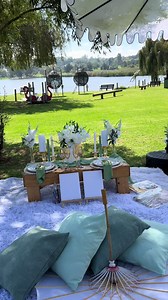 Outdoor picnic setup for R630: romantic beach picnic ideas