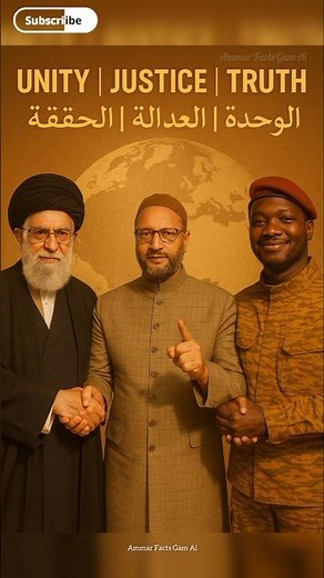 Ayatullah Khamenei asaduddin owaisi aur ibrahim traore teeno ek sath #viral #shorts #ai