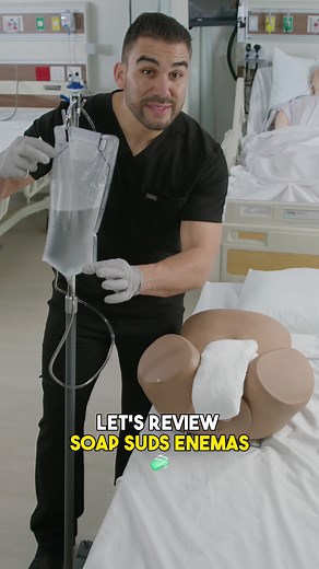 How to administer a Soap Suds Enema🧼 #soapsudsenema #enema #nursing #nursingskills #clinicalskills #nursingstudent #studentnurse #newnurse #nurselife