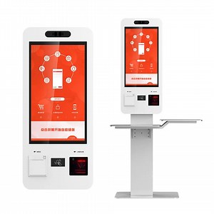 [Hot Item] Touch Screen 21.5 Inch Kiosk POS Information Display Kiosk Touch Self Checkout Kiosk