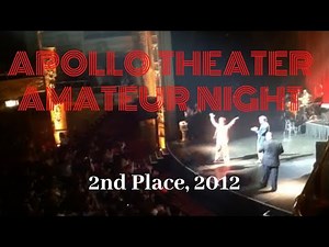 Toshihiko Nakazawa, Second Place AMATEUR NIGHT AT THE APOLLO 2012